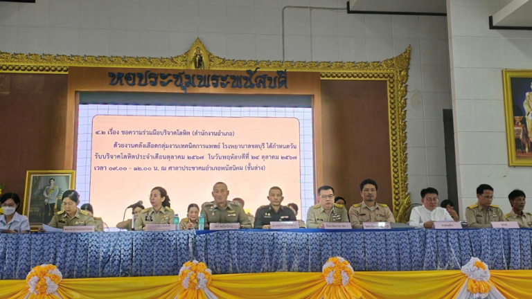 ผกก. ร่วมประชุมหัวหน้าส่วนราชการ