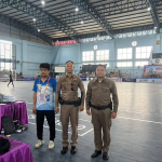 ภารกิจดูแลรักษาความปลอดภัยให้กับนักกีฬาและสถานที่ัพัก”ฉลามเยาวชลเกมส์