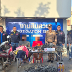 รวบคนร้ายตะเวน ลักตัดสายไฟ