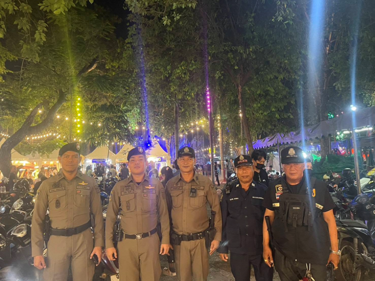 รักษาความปลอดภัยงานประเพณีบุญกลางบ้าน