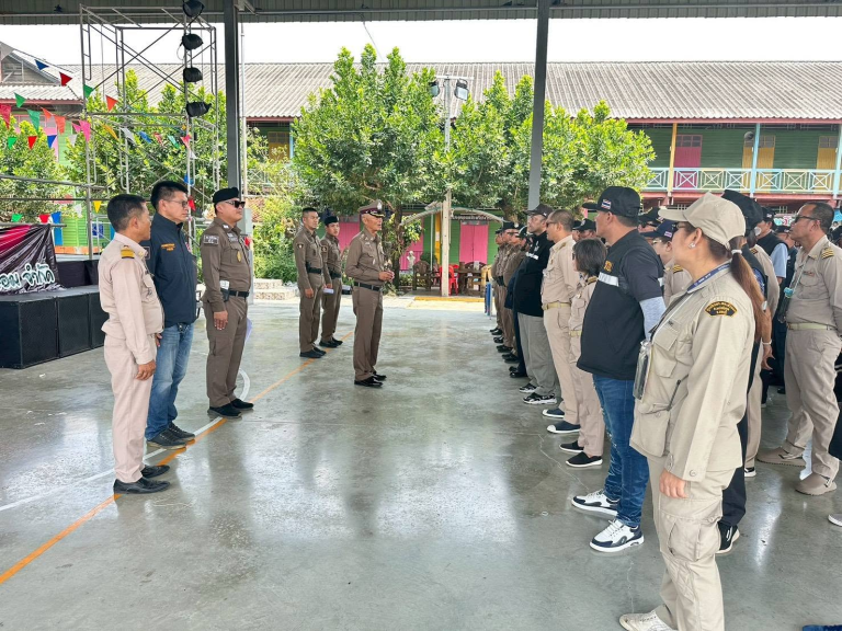 การรักษาความปลอดภัยและอำนวยความสะดวกด้านการจราจร วันไหลหัวถนน